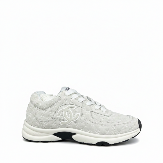 Chanel 22A "Grey All Over Logo"
