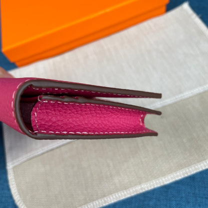 Hermes Bearn Wallet "Pink"