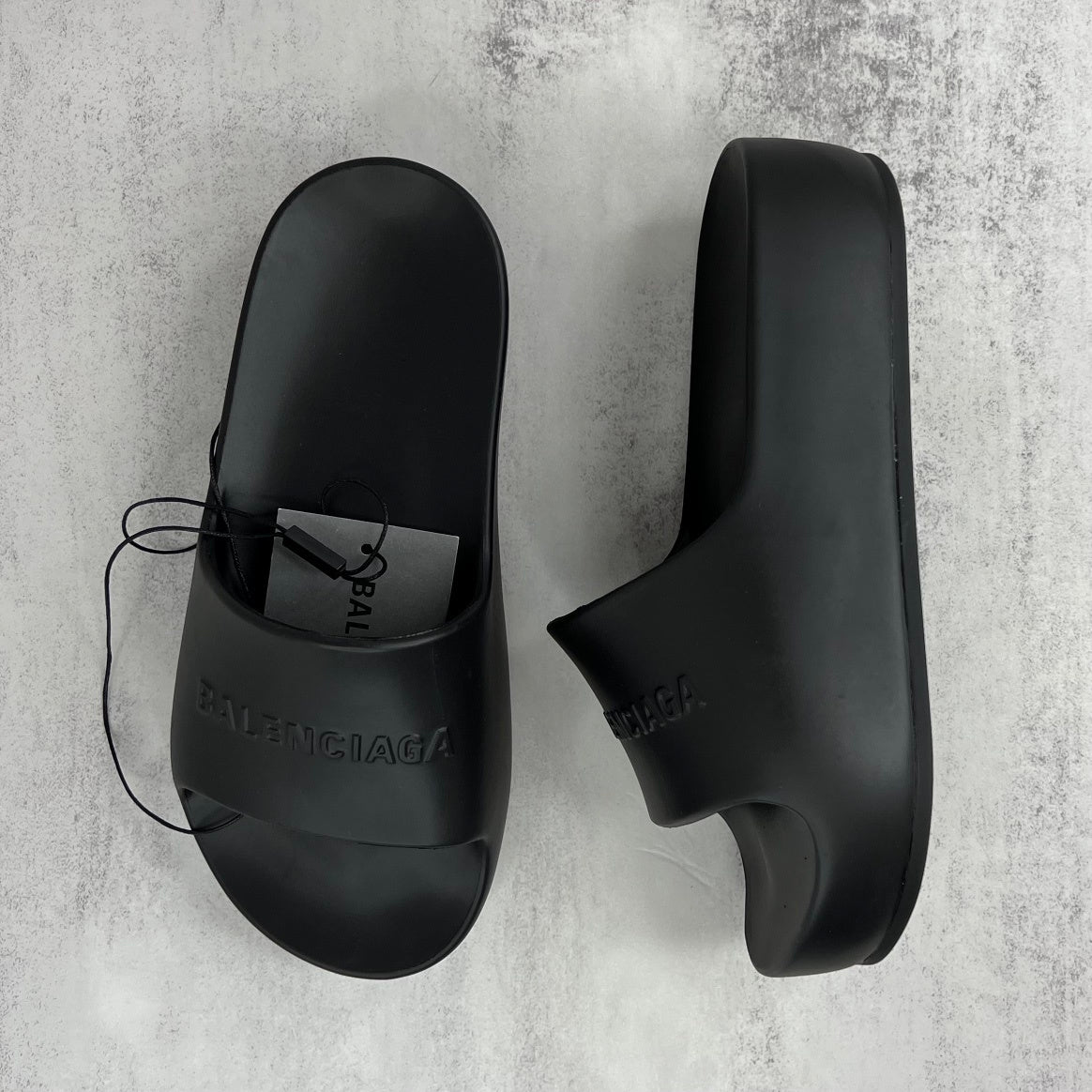 Balenciaga Chunky Slides "Black"