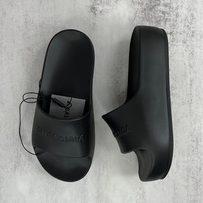 Balenciaga Chunky Slides "Black"