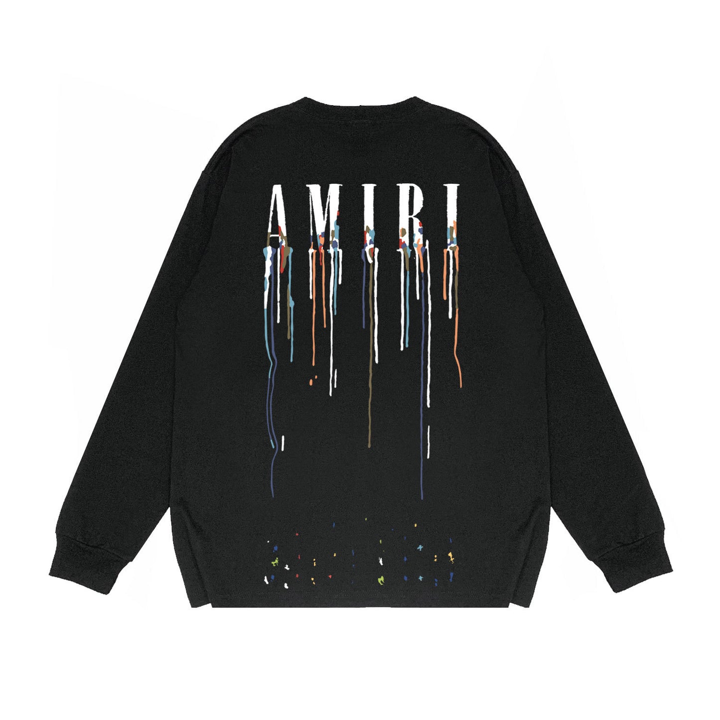 Amiri Paint Drip Core Logo Print Sweatshirt "Black"