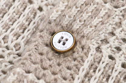 Louis Vuitton Tweedy Jacquard Check Cardigan "Beige"
