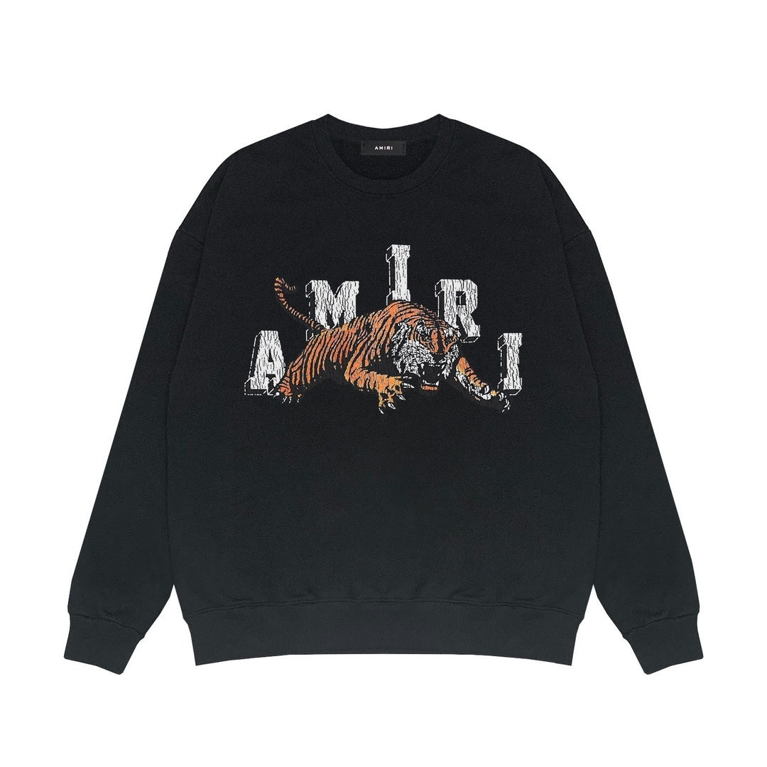 Amiri Vintage Tiger Sweatshirt "Black"