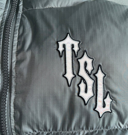 Trapstar Shooters Down Vest "Grey-Reflective Logo"