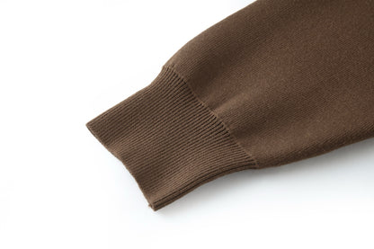 Loewe Zip-up Hoodie in Cotton "Brown"