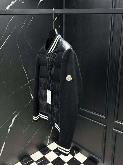 Moncler Paneled Down Jacket "Black"