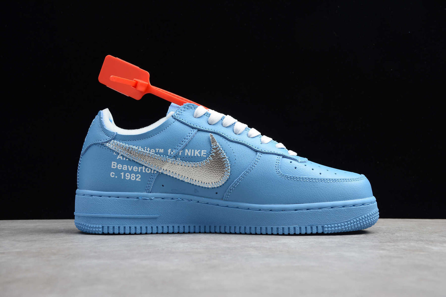 Off-White x Nike Air Force 1 "MCA University Blue"
