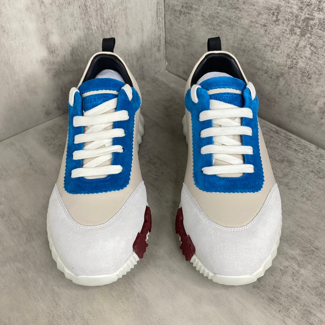 Hermes Bouncing Sneakers "Beige-Grey-Blue"