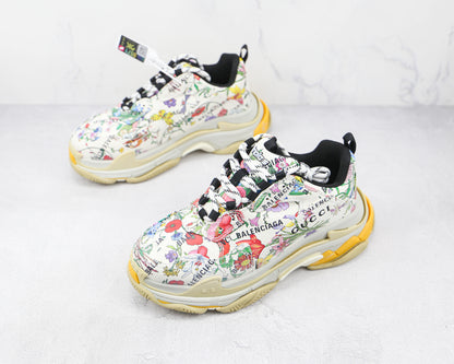 Balenciaga x Gucci Triple S "The Hacker Project Flora"