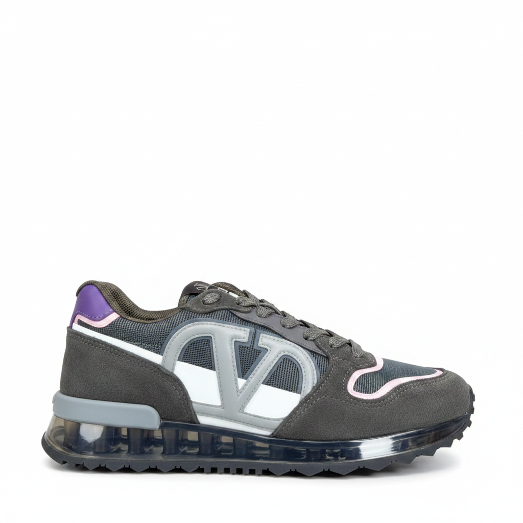 Valentino Garavani V-Logo "Grey-White-Purple"