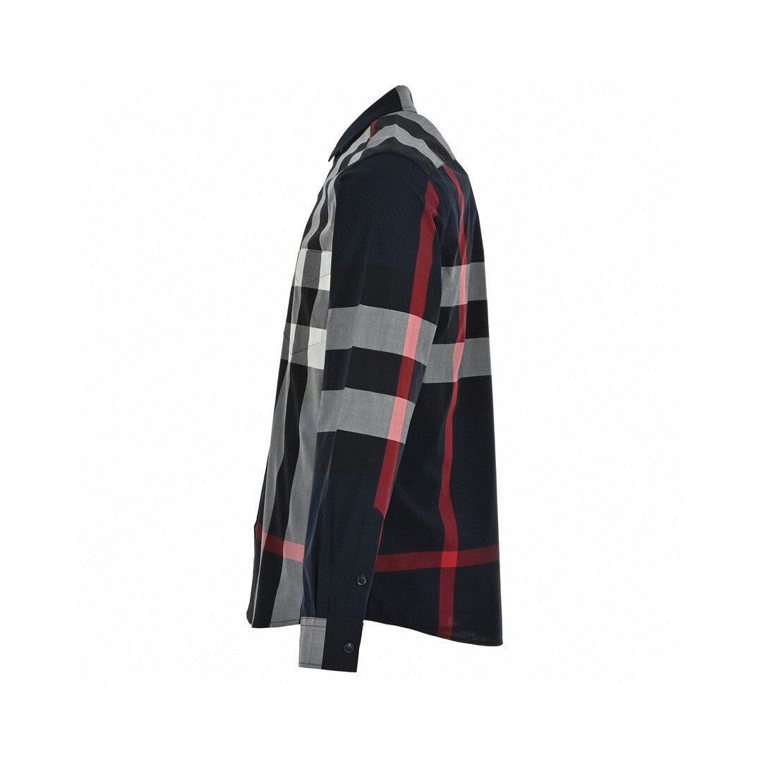 Burberry Check Stretch Poplin Shirt "Multicolour"