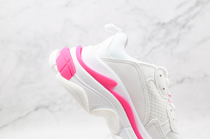 Balenciaga Triple S "White-Fluo Pink"