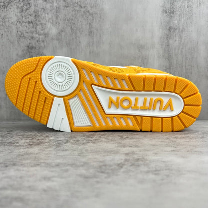 Louis Vuitton Trainers "Gold-White"