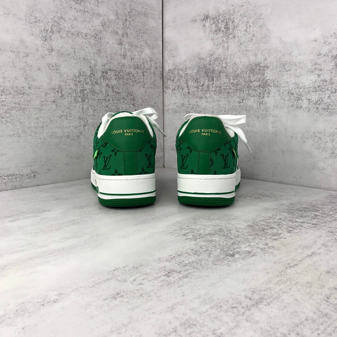Louis Vuitton x Nike Air Force 1 "Green-White"