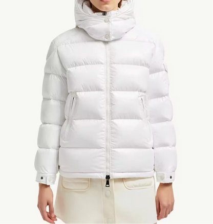 Moncler Maire Hooded Down Jacket "White"