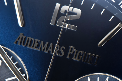 Audemars Piguet Chronograph 41mm Black Leather Blue Dial