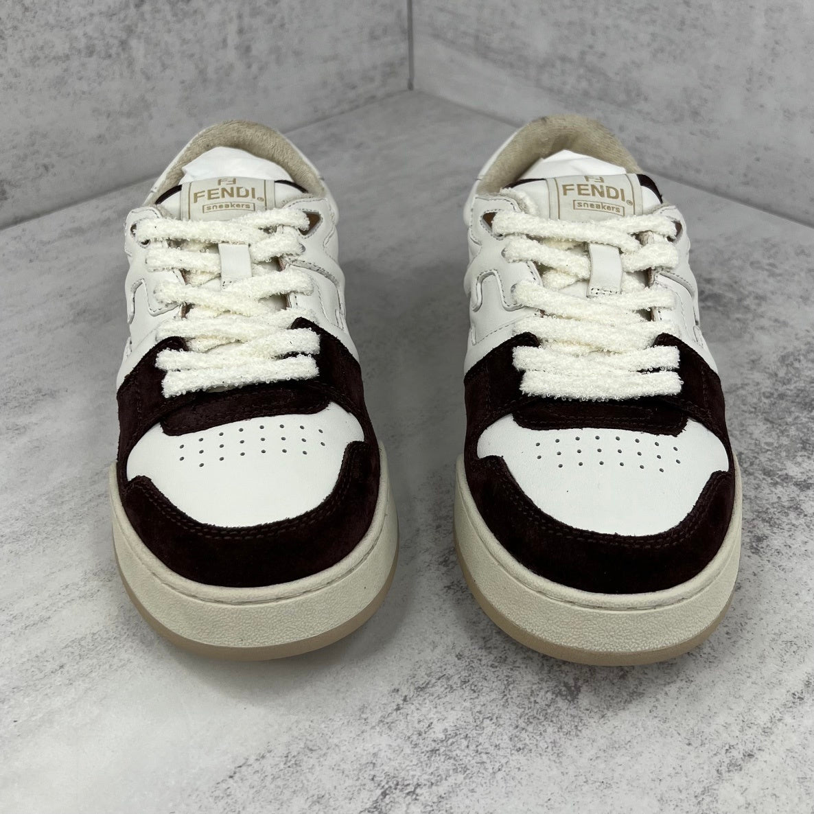 Fendi Match "Beige-Burgundy Red"