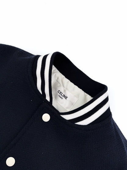 Celine Varsity Jacket "Blue-White"
