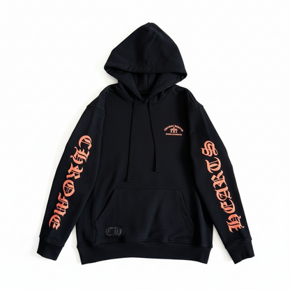 Chrome Hearts Hoodie "Black-Orange"