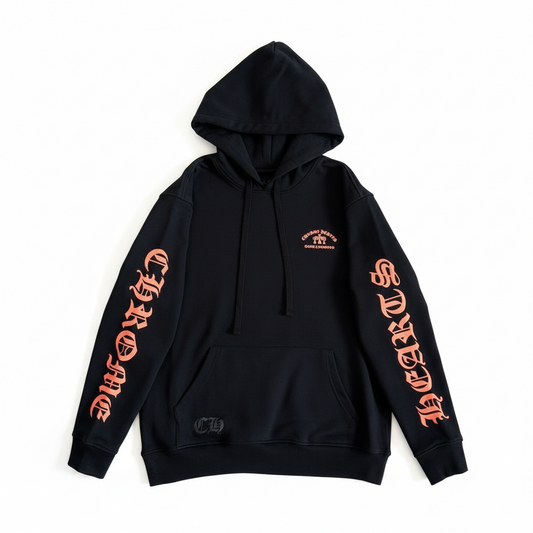 Chrome Hearts Hoodie "Black-Orange"