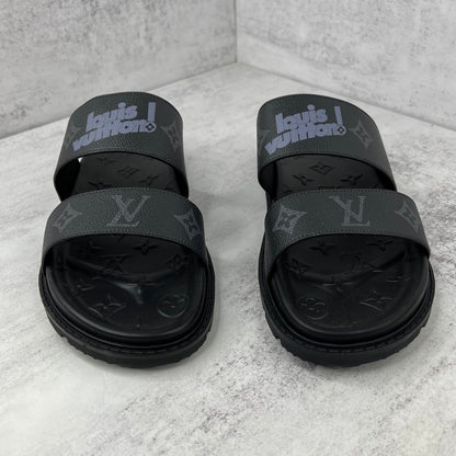 Louis Vuitton Slides "Black-Grey"