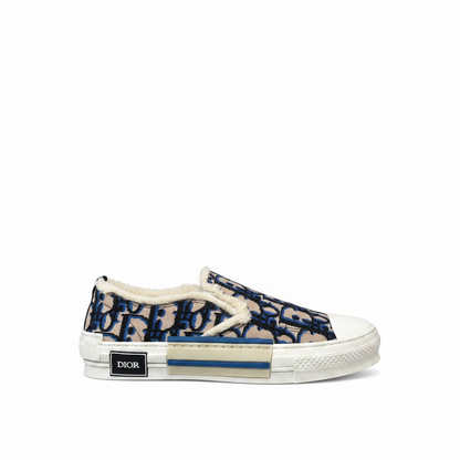Dior B23 Slip-On "Beige-Blue-Black"