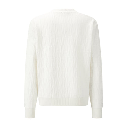 Fendi FF Cotton Sweater "White"