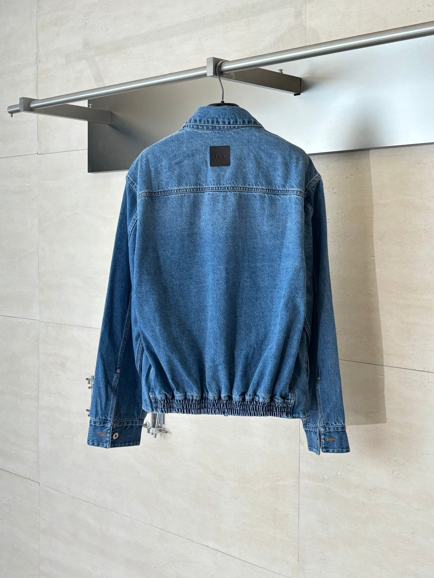 Dior Zipped Jacket "Blue Cotton Twill"