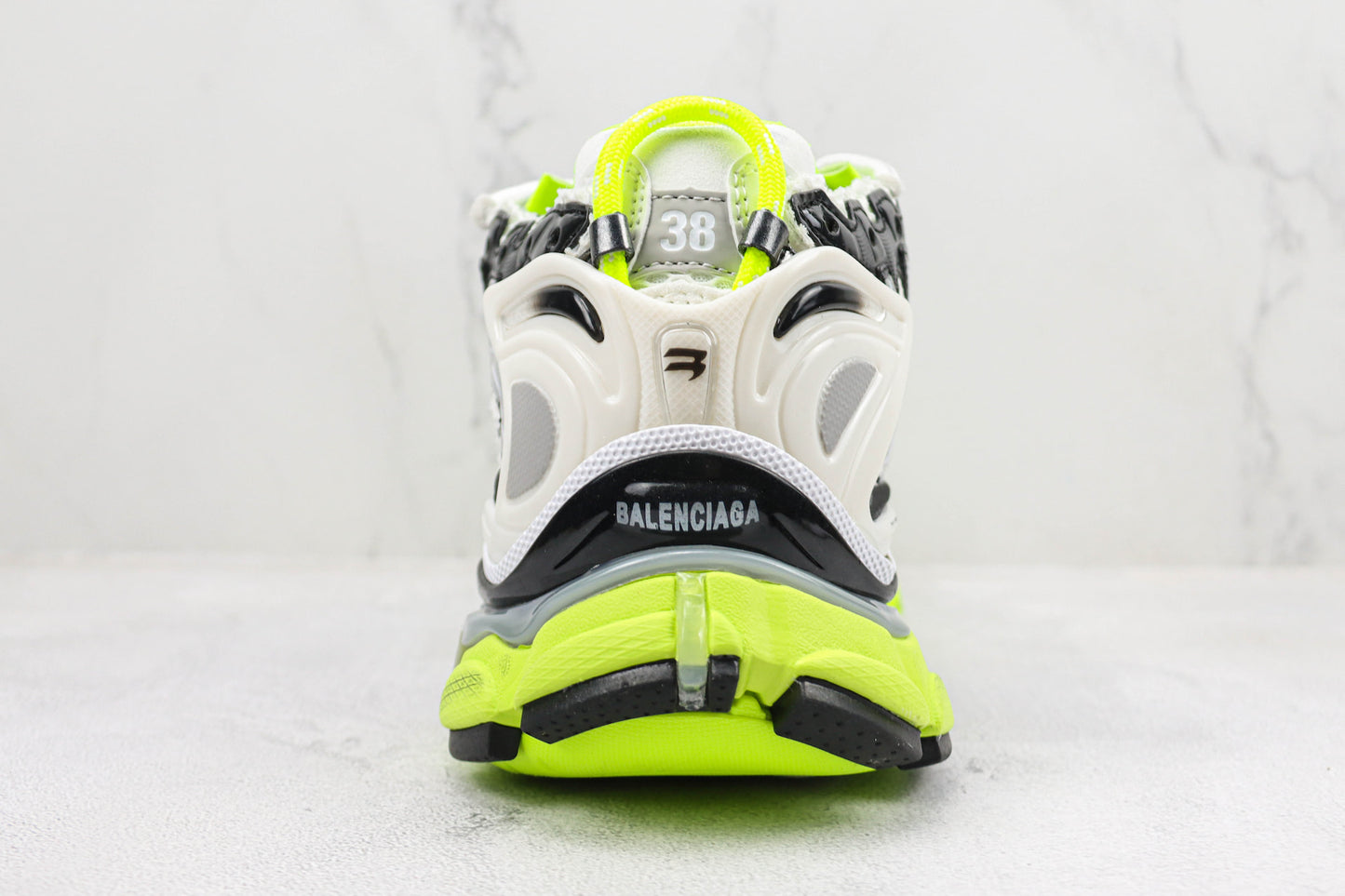 Balenciaga Runner "White-Black-Fluo Yellow"