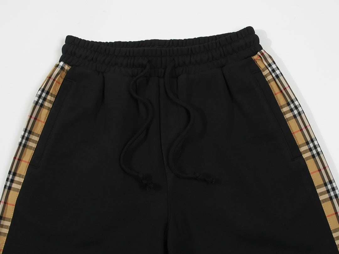Burberry Check Shorts "Black"