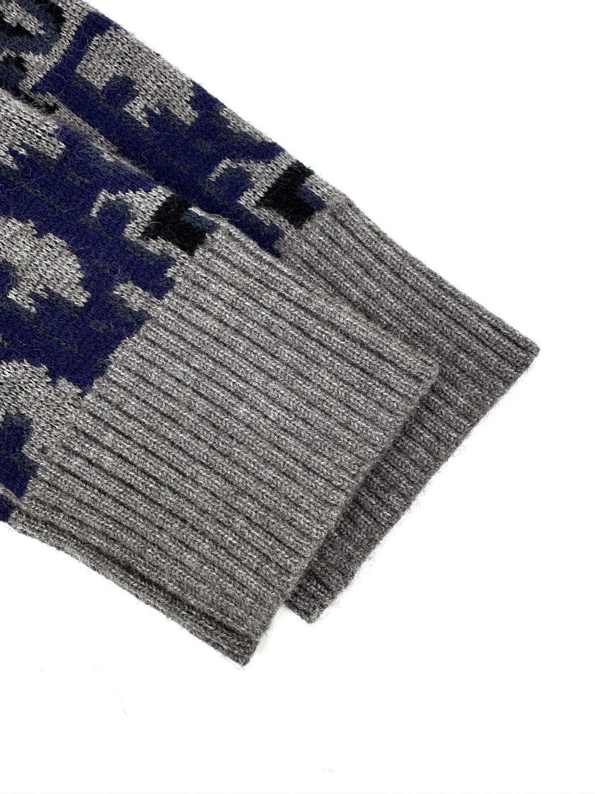 Dior Oblique Sweater "Gray Wool Jacquard"
