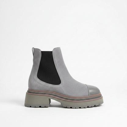 Chanel Chelsea Boots "Grey-Black"