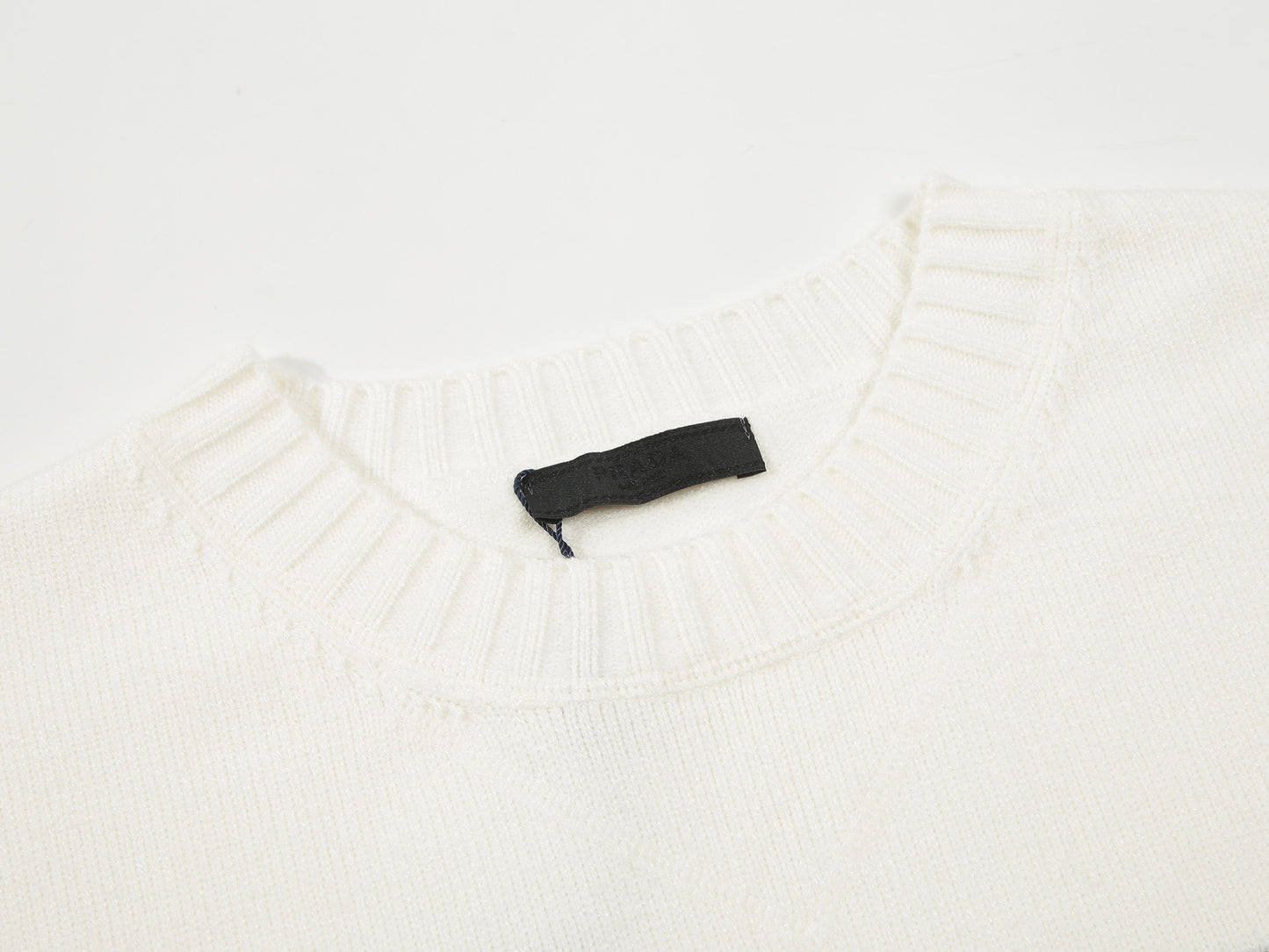 Prada Crewneck Sweater "White"