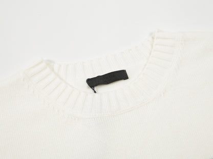 Prada Crewneck Sweater "White"