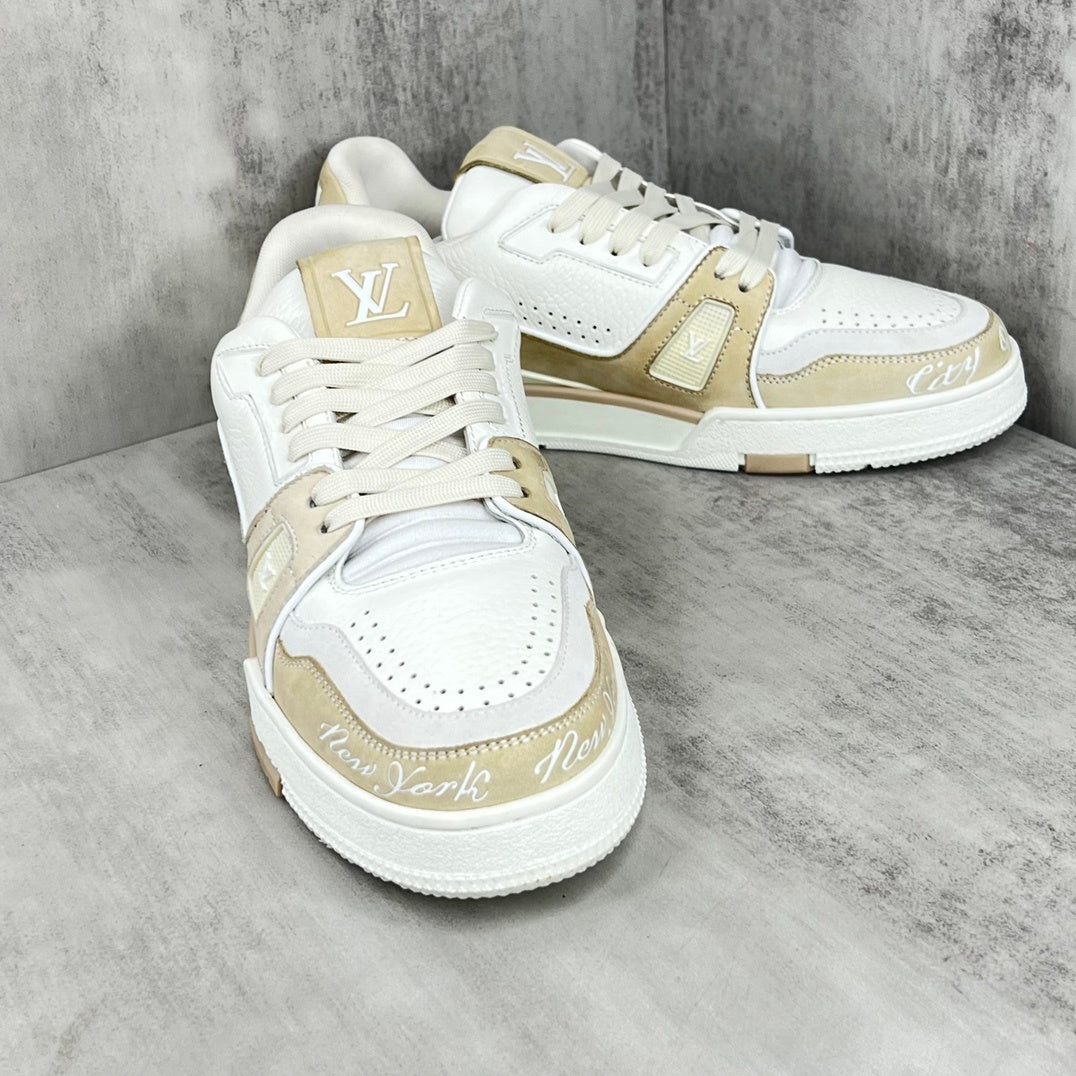 Louis Vuitton Trainers "White-Beige"