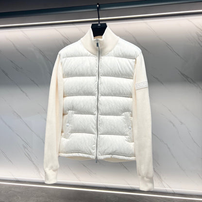 Dior Oblique Jacket Virgin Wool Knit "White"