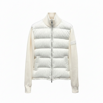 Dior Oblique Jacket Virgin Wool Knit "White"