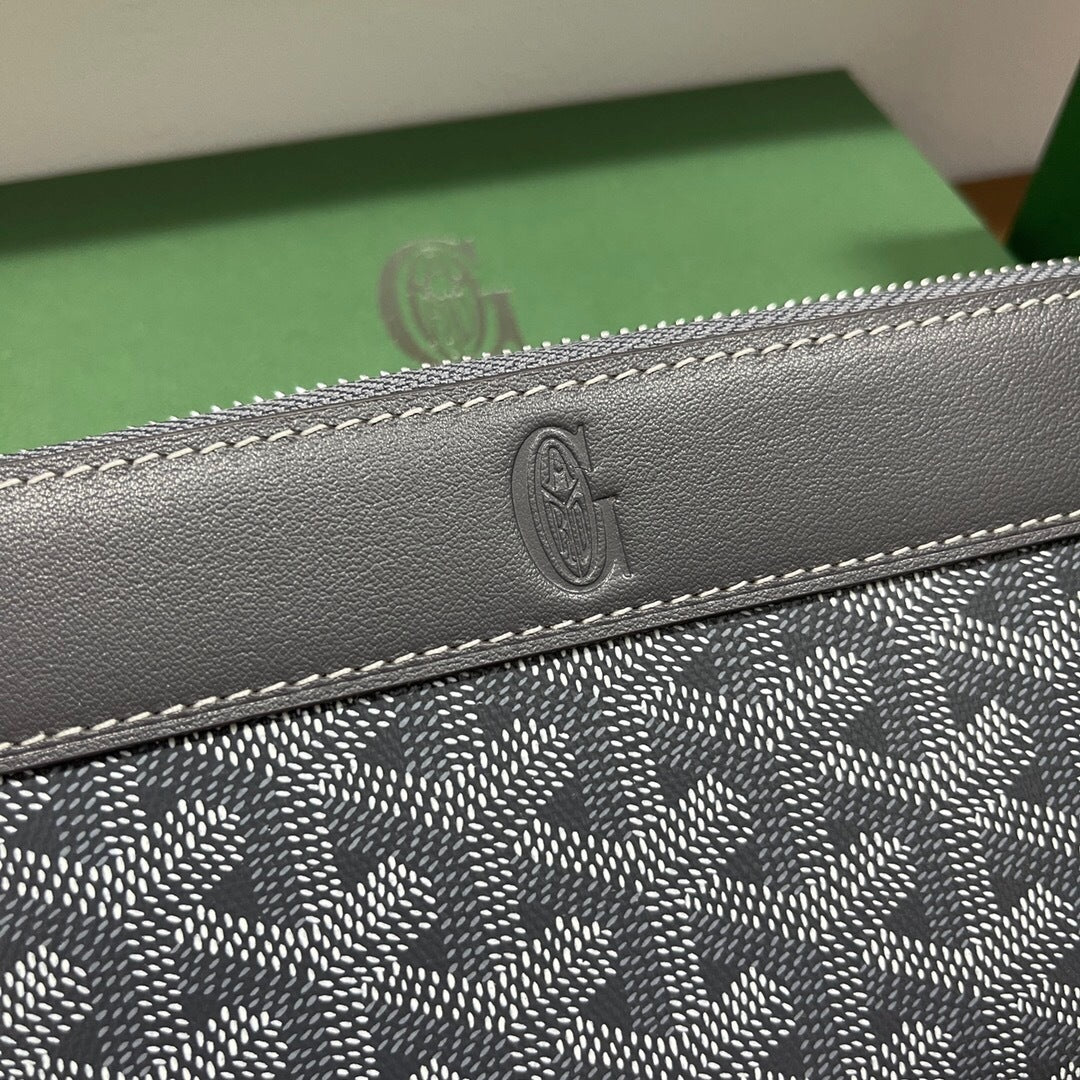 Goyard Matignon GM Wallet "Grey"