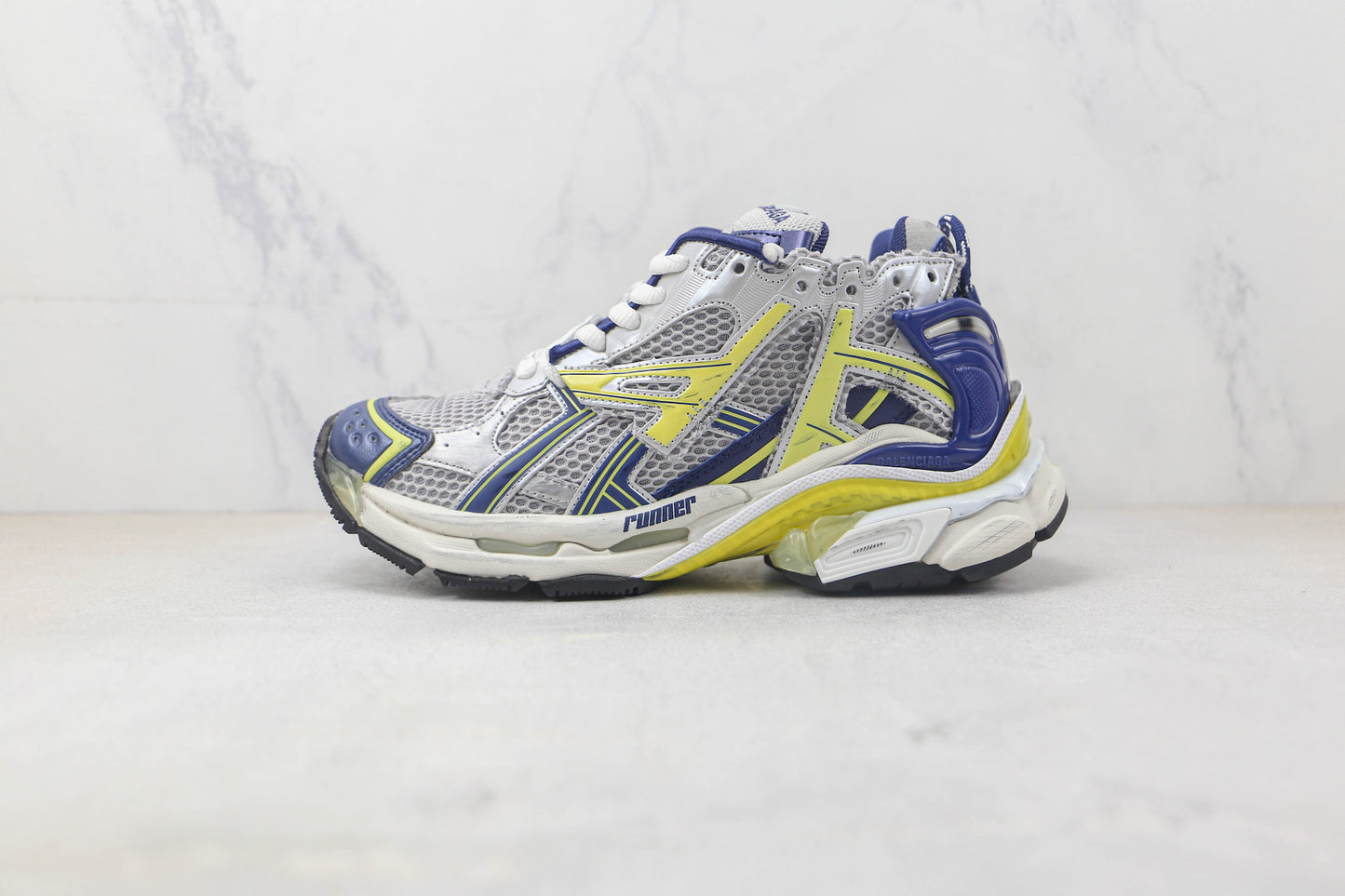 Balenciaga Runner "Blue-Yellow-Grey"