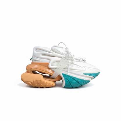 Balmain Unicorn "White-Turquoise"