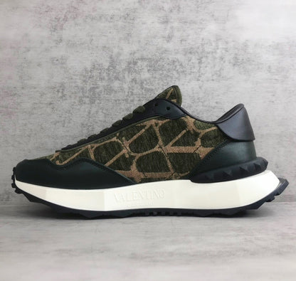 Valentino Garavani Netrunner "Green-Black-Beige Monogram"