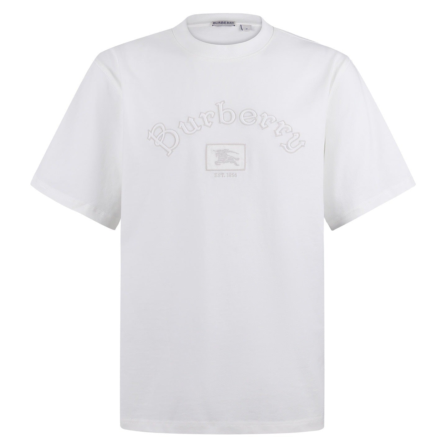 Burberry Gothic Logo Cotton T-Shirt "White"