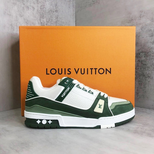 Louis Vuitton Trainers "Green-White"