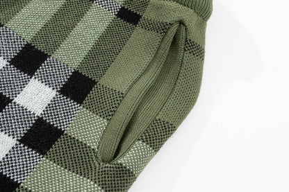 Burberry Checked Silk and Wool-Blend "Green"