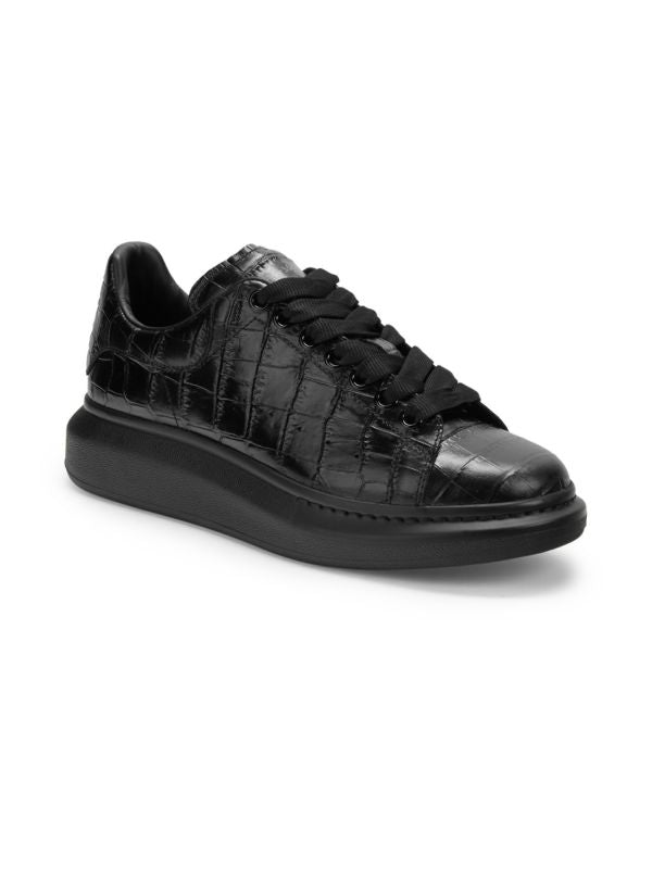 Alexander McQueen Oversized "Black Croc"