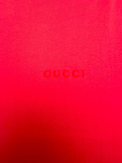 Gucci Cotton Silk Jersey T-shirt "Red"