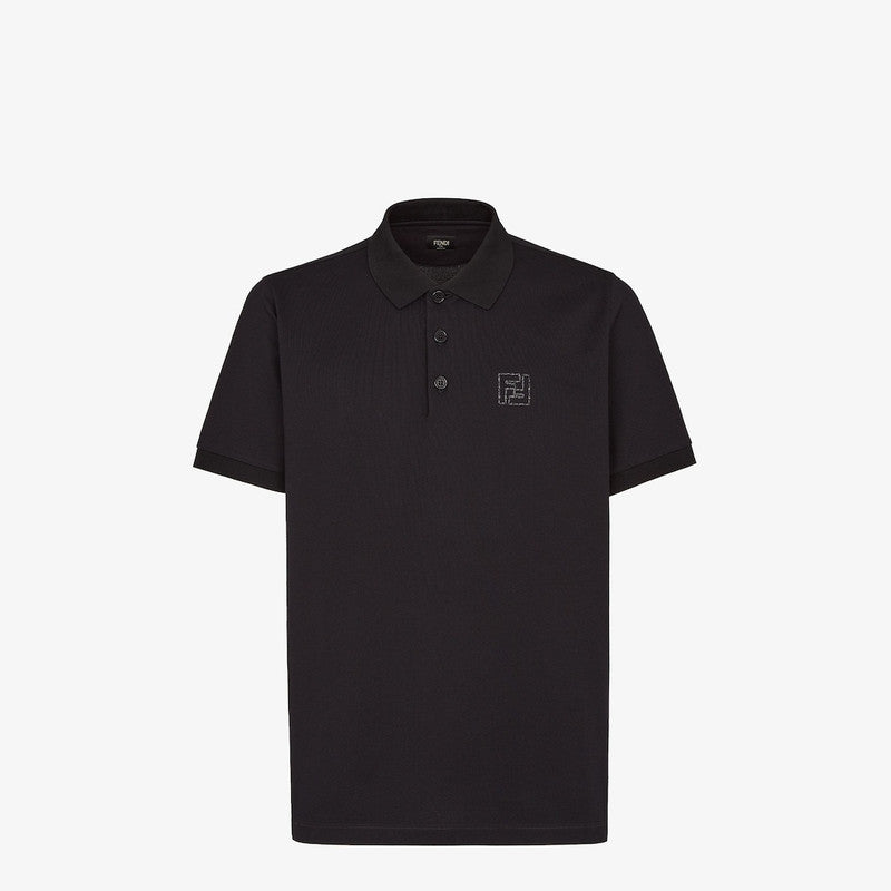 Fendi Polo T-Shirt "Black"
