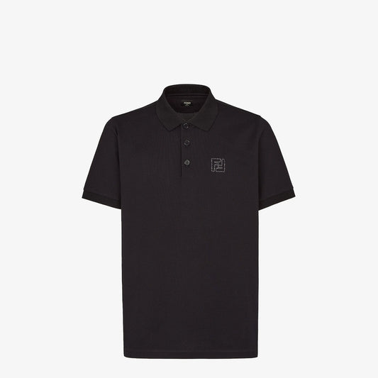 Fendi Polo T-Shirt "Black"