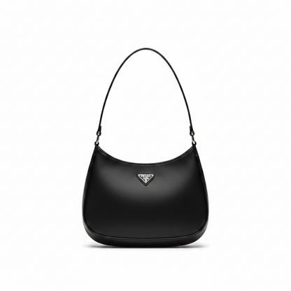 Prada Cleo Brushed Leather Shoulder Bag
