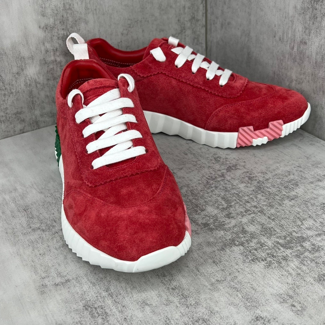 Hermes Bouncing Sneakers "Red Suede"